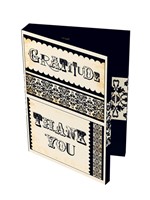 Notecard Folio: Antique Let. (12) (Notebook / Blank Book)
