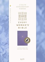 KJV Every Woman's Bible, Filament Ed., Periwinkle, Indexed (Imitation Leather)