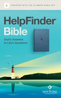 NLT Helpfinder Bible, Filament Enabled, Blue (Imitation Leather)