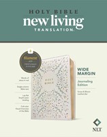 NLT Wide Margin Bible, Filament Enabled, Grace & Bloom (Imitation Leather)