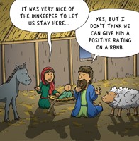 Stable Review Christmas Card - Nutty Nativity (Cards)