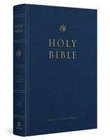 ESV Pew and Worship Bible, Large Print, Hardcover, Blue (Hard Cover)