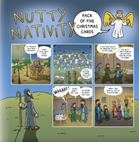 Nutty Nativity Christmas Cards (pack of 5) (Cards)