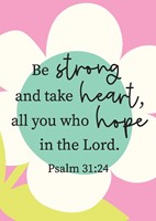 Be Strong Postcard - Pack Of 12 (Postcard)