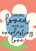You Are Loved Postcard - Pack Of 12 (Postcard)