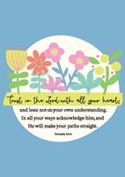 Trust In The Lord Postcard - Pack Of 12 (Postcard)