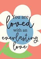 You Are Loved Flower A5 Notebook (Notebook / Blank Book)