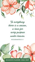 2026 28-Month Planner: Floral Scripture (Diary)