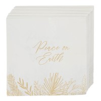 Peace on Earth Golden Pine Paper Napkin Set (General Merchandise)