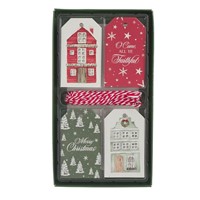 Home for the Holidays Gift Tag Set (Gift Bag)