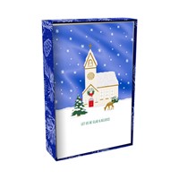 Christmas Boxed Cards: Rejoice Winter Church (Box of 18) (Cards)