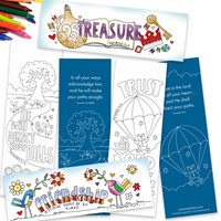 10 Exploring Proverbs Colouring Bookmarks (Bookmark)
