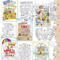 10 Exploring Proverbs Colouring Postcards (Postcard)