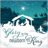 Newborn King Christmas Cards (Cards)