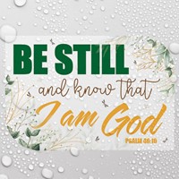 Be Still Vinyl Sticker (Stickers)