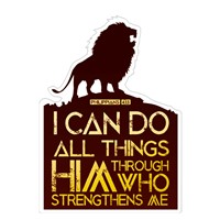 I Can Do All Things Vinyl Sticker (Stickers)