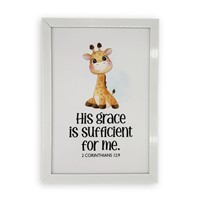 Rectangular Wall Frame – His Grace Is Sufficient For Me (Other Merchandise)