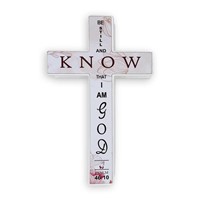 Small Standing Cross – Be Still And Know That I Am God (Other Merchandise)