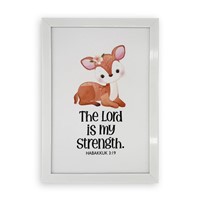 Rectangular Wall Frame – The Lord Is My Strength (Other Merchandise)