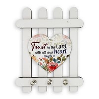 Wooden Key Holder – Trust In The Lord (Proverbs 3:5) (Other Merchandise)