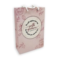 Medium Gift Bag – He Will Rejoice Over You With Gladness (Gift Bag)