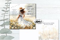 Daisy Field Girl - The Lord Bless Thee … (Cards)