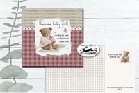 Baby Girl - Teddy - Wonderfully Made Card (Cards)