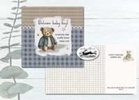 Baby Boy - Teddy - Wonderfully Made (Cards)