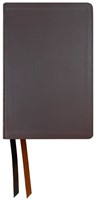 NASB 2020 Large Print Personal Size Bible, Brown Leather (Genuine Leather)