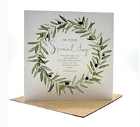 Special Day Wreath Card (Blank Inside) (Cards)