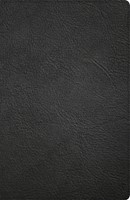 CSB Large Print Personal Size Reference Bible, Black (Genuine Leather)