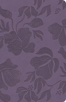 CSB Large Print Personal Size Reference Bible, Purple (Imitation Leather)