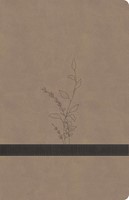 KJV Large Print Personal Size Reference Bible, Earthen Suede (Imitation Leather)