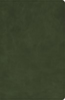 CSB Personal Size Bible, Zipper Closure, Olive Calfskin (Genuine Leather)