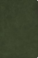CSB Single-Column Compact Bible, Zipper Closure, Olive (Genuine Leather)