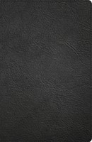 CSB Large Print Personal Size Reference Bible, Black (Genuine Leather)