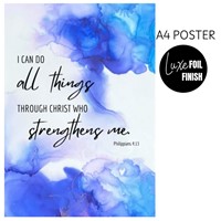 I Can Do All Things A4 Poster (Poster)