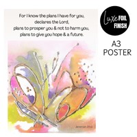 Plans (Jeremiah 29:11) A3 Poster (Poster)