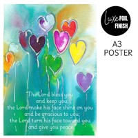 Blessing - The Lord Bless You A3 Poster (Poster)