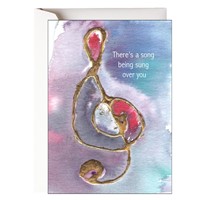 There's A Song Being Sung Over You Card (Cards)