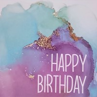 Happy Birthday Blue Card (Cards)