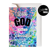 With God All Things Are Possible  Card (Cards)