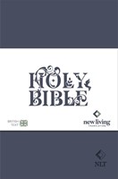 NLT Holy Bible, British Text Version In Blue Soft Tone (Flexiback)