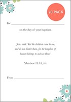 Baptism Card 2024 - Pack of 20 (Cards)