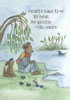 Encouragement Card Hearts Take Time To Heal Single Card (Cards)