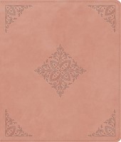 ESV Journaling Bible, Red Letter, Blush Rose (Imitation Leather)