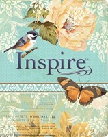 Inspire Bible NLT, Filament Enabled, Vintage Blue/Cream (Imitation Leather)