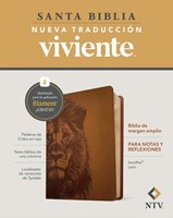 Biblia De Margen Amplio NTV Con Filament, León (Imitation Leather)