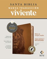 Biblia De Margen Amplio NTV Con Filament, León, Con Indice (Imitation Leather)