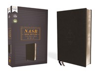 NASB Thinline Bible, Leathersoft, Black, Red Letter (Imitation Leather)